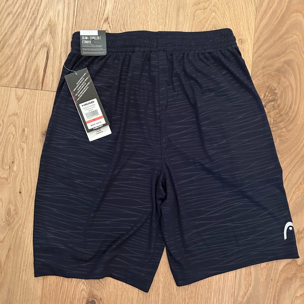 Men’s size small Head athletic shorts; NWT.